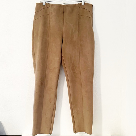 Zara Pants - Zara Faux Suede Leggings-Size-XXL